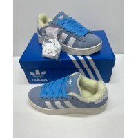 Adidas Campus 00s Blue с мехом